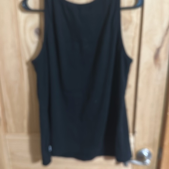 Self Esteem Black Tank Top with Red Heart and Cross Design - Picture 4 of 5